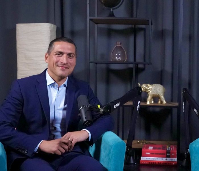 Keith Demicoli, Maltese journalist and broadcaster, sharing career insights with Ascencia Malta students